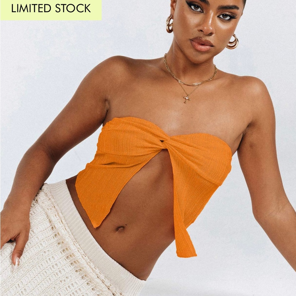 Princess Polly Strapless crop top